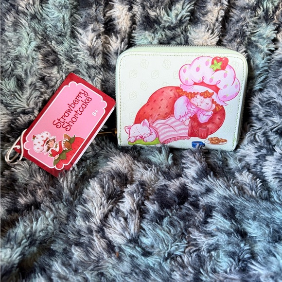 Loungefly Strawberry Shortcake Mini Backpack With Matching Wallet NWT - Picture 8 of 10